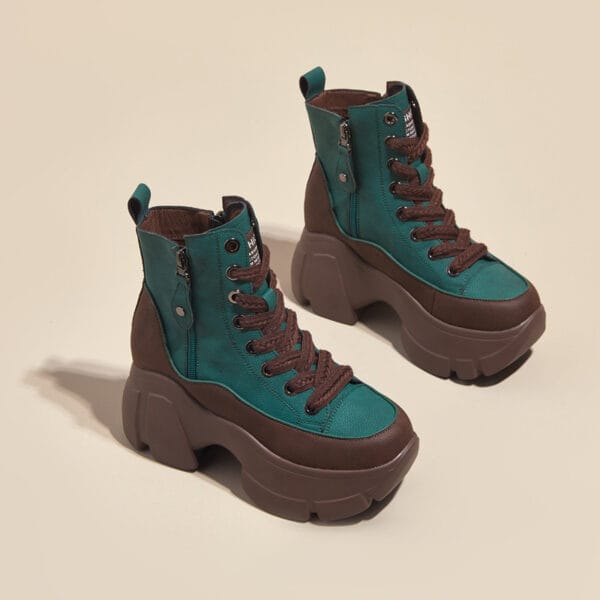 Retro Small Casual Short Boots For Women - Image 3
