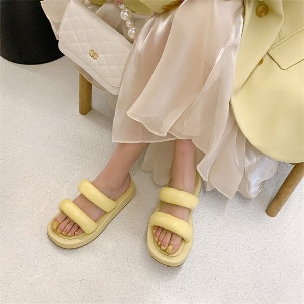 Tide Muffin Thick Bottom Girl Heart Fairy Flip-flops