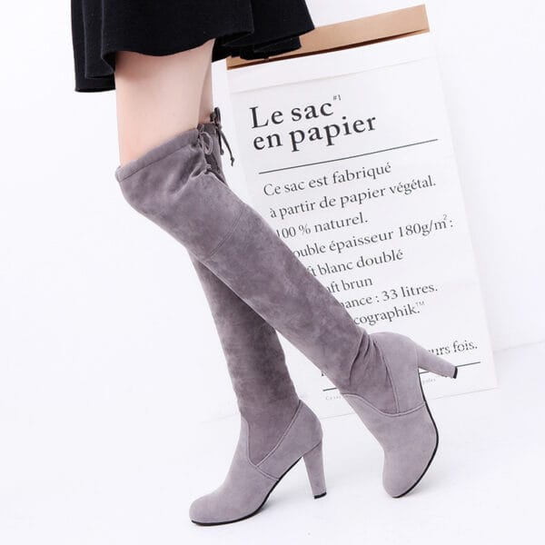 Knee High Boots For Women Shoes High Heel Long Boots - Image 5