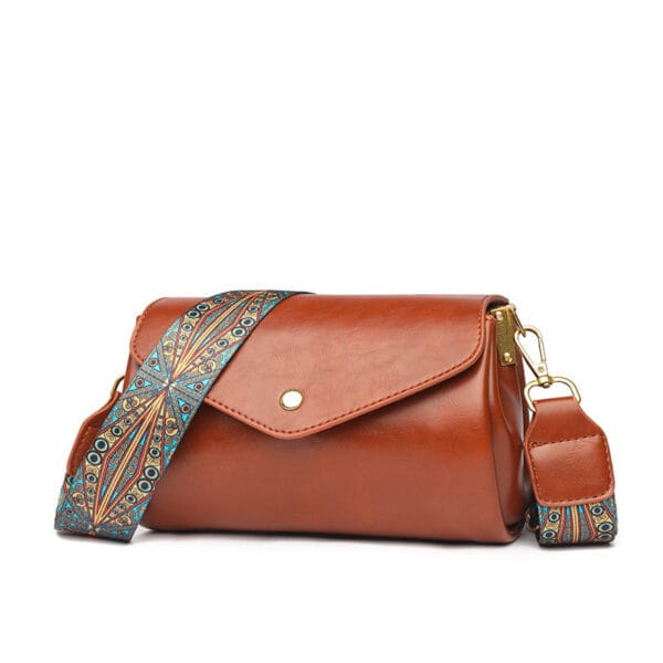 New Women's Crossbody PU Soft Leather Textured Large Capacity Lightweight Casual Shoulder Bag - Image 8