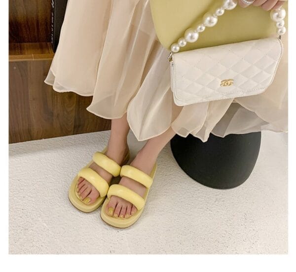 Tide Muffin Thick Bottom Girl Heart Fairy Flip-flops - Image 6