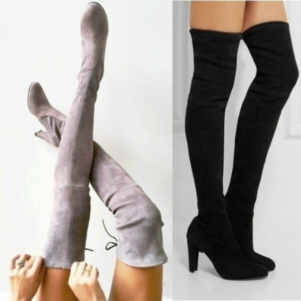 Knee High Boots For Women Shoes High Heel Long Boots - Image 9
