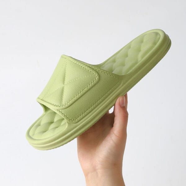 Summer Slippers Plaid Design Bathroom Slippers For Women Shoes - Image 7
