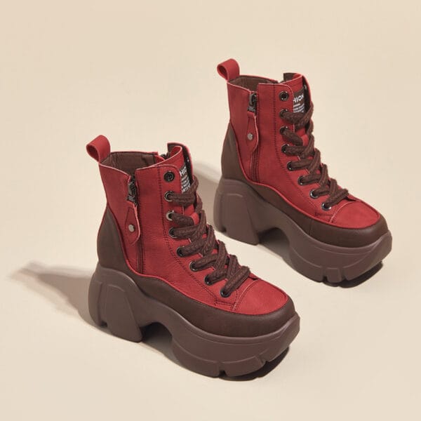Retro Small Casual Short Boots For Women - Image 6