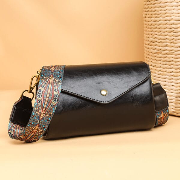 New Women's Crossbody PU Soft Leather Textured Large Capacity Lightweight Casual Shoulder Bag - Image 2