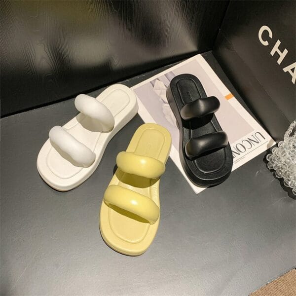 Tide Muffin Thick Bottom Girl Heart Fairy Flip-flops - Image 3