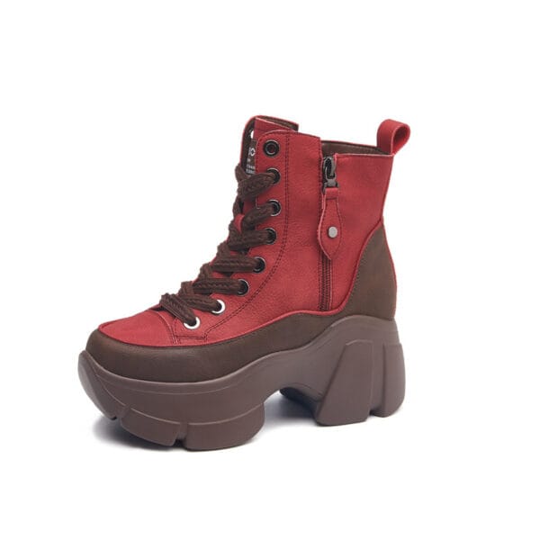 Retro Small Casual Short Boots For Women - Image 5