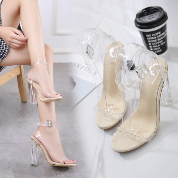 Transparent High Heels Pumps Women Shoes - Image 2